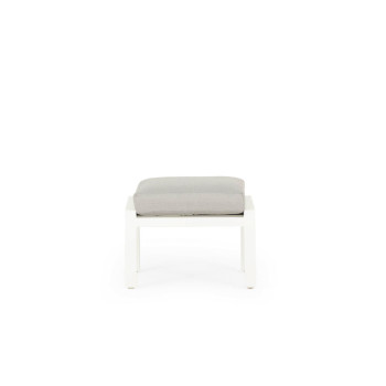 Venus Outdoor Ottoman, White