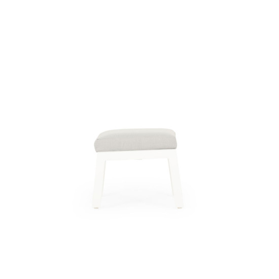 Venus Outdoor Ottoman, White