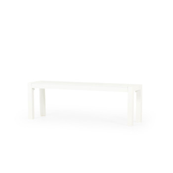 Antoni Outdoor Bench - W145, White