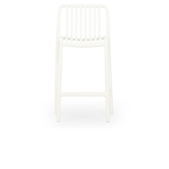 Horizon Outdoor Barstool, White