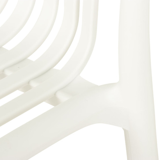 Horizon Outdoor Barstool, White