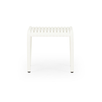 Horizon Outdoor Side Table, White