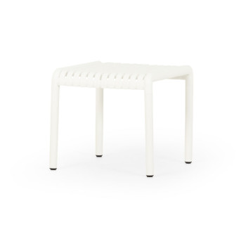 Horizon Outdoor Side Table, White