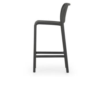 Horizon Outdoor Barstool, Gunmetal