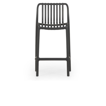 Horizon Outdoor Barstool, Gunmetal