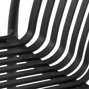 Horizon Outdoor Barstool, Gunmetal