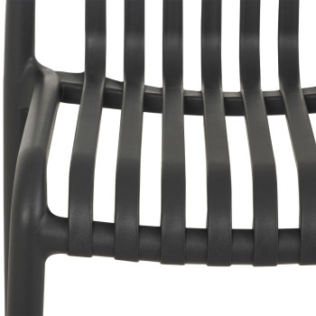 Horizon Outdoor Barstool, Gunmetal
