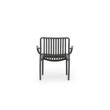 Horizon Outdoor Lounge Chair, Gunmetal