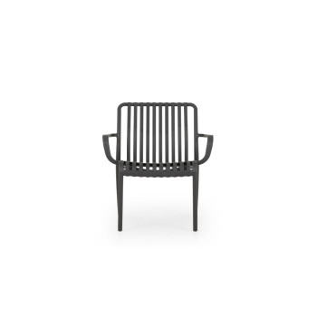 Horizon Outdoor Lounge Chair, Gunmetal