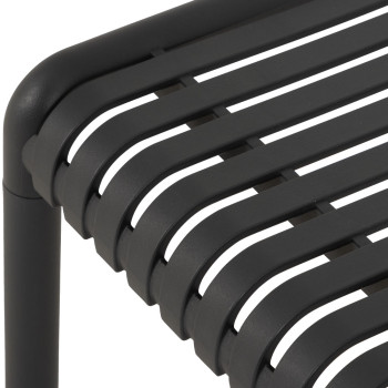 Horizon Outdoor Side Table, Gunmetal