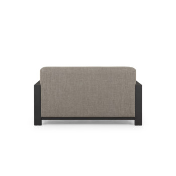 Cyprus Outdoor 2 Seater, Black