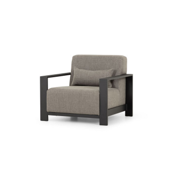Cyprus Outdoor One Seater, Black