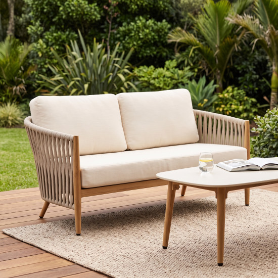 Coast Outdoor 2 Seater, Natural