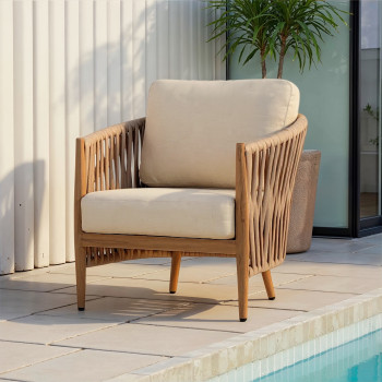 Coast Outdoor One Seater, Natural