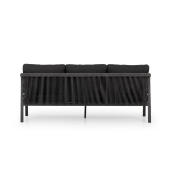 Pacific II Outdoor 3 Seater, Black