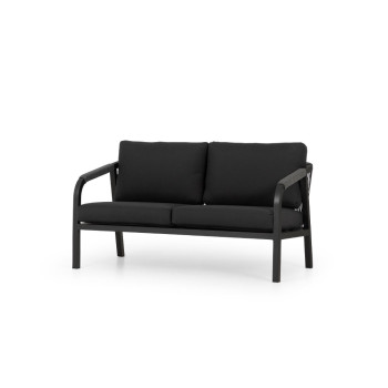 Pacific II Outdoor 2 Seater, Black