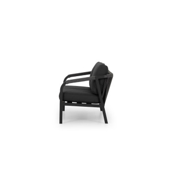 Pacific II Outdoor 2 Seater, Black