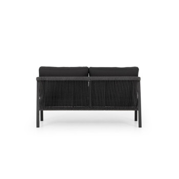 Pacific II Outdoor 2 Seater, Black