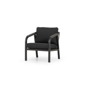 Pacific II Outdoor One Seater, Black