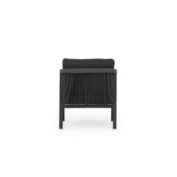 Pacific II Outdoor One Seater, Black