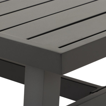 Pacific II Outdoor Coffee Table - W120, Black