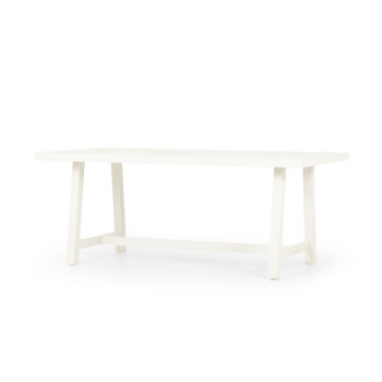 Pacific II Outdoor Dining Table - W182, White
