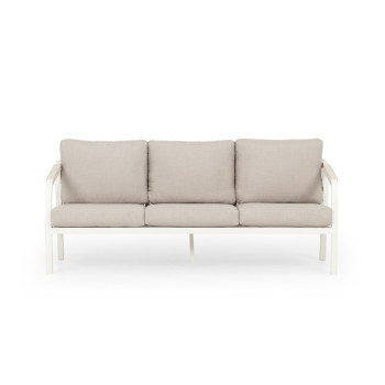 Pacific II Outdoor 3 Seater, White