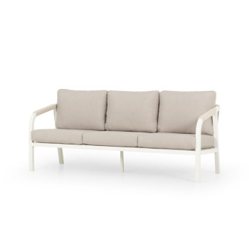 Pacific II Outdoor 3 Seater, White
