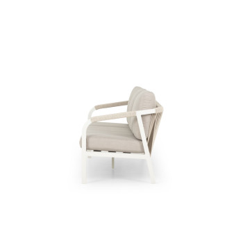 Pacific II Outdoor 3 Seater, White