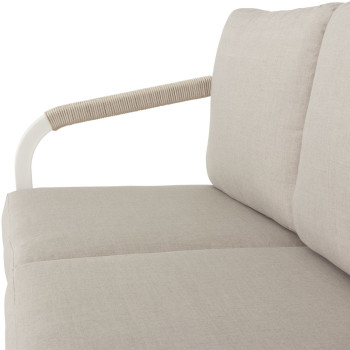 Pacific II Outdoor 3 Seater, White