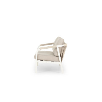 Pacific II Outdoor 2 Seater, White