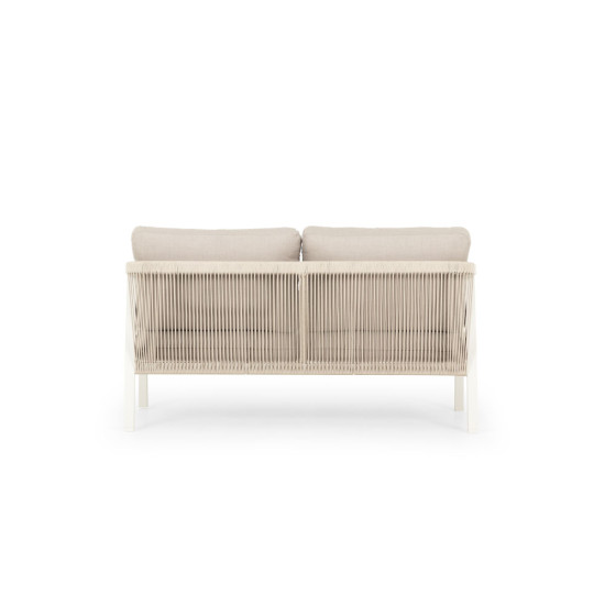 Pacific II Outdoor 2 Seater, White