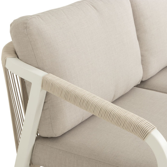 Pacific II Outdoor 2 Seater, White