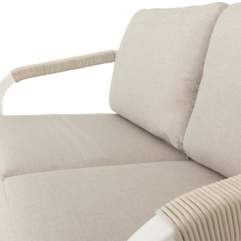 Pacific II Outdoor 2 Seater, White