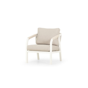 Pacific II Outdoor One Seater, White