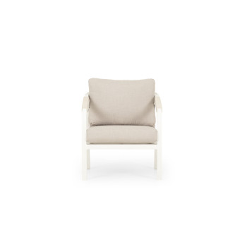 Pacific II Outdoor One Seater, White
