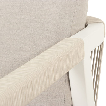 Pacific II Outdoor One Seater, White