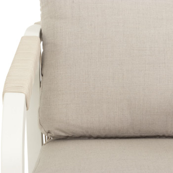 Pacific II Outdoor One Seater, White