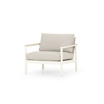Lucia Outdoor One Seater, White