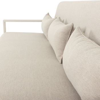 Cyprus Outdoor 3 Seater, White