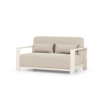 Cyprus Outdoor 2 Seater, White