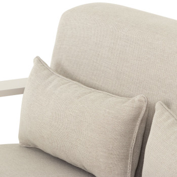 Cyprus Outdoor 2 Seater, White