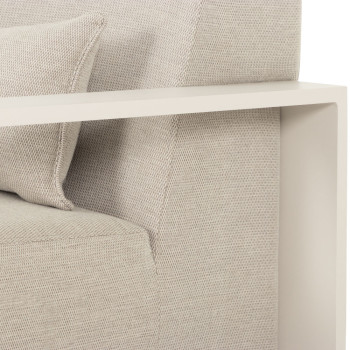 Cyprus Outdoor One Seater, White