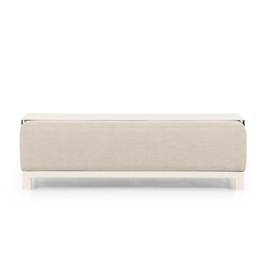 Cyprus Outdoor Coffee Table With Tray - W135, White