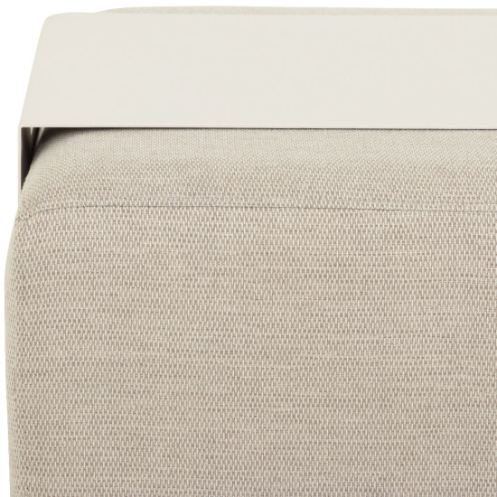Cyprus Outdoor Coffee Table With Tray - W135, White