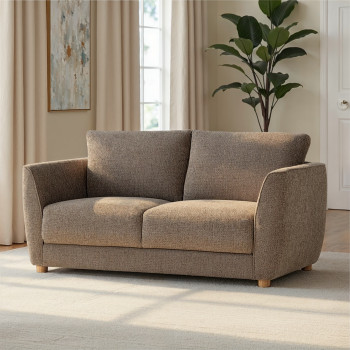 Katrina 2 Seater Sofa, Light Brown