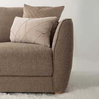 Katrina 2 Seater Sofa, Light Brown