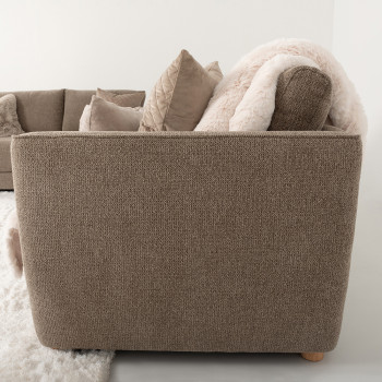 Katrina 2 Seater Sofa, Light Brown