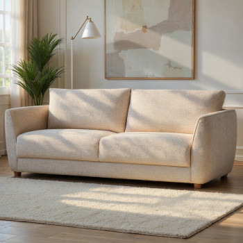 Katrina 3 Seater Sofa, Cream