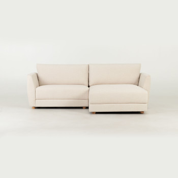 Katrina Right Hand Facing Chaise Sofa, Cream